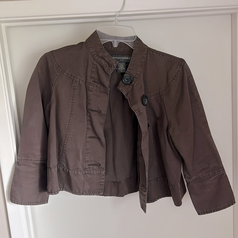 Banana Republic crop jacket